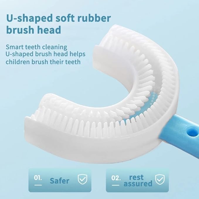 DENTI-U Cepillo para bebes y niños diseño en U